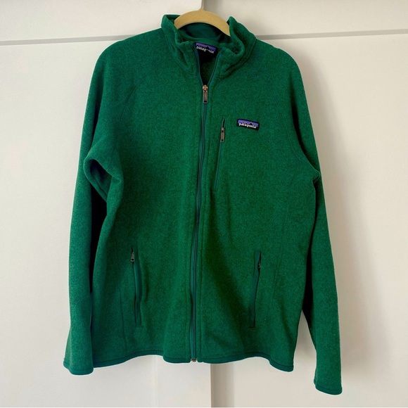 Green Patagonia Better Sweater Full-Zip Mens Medium - Picture 1 of 9
